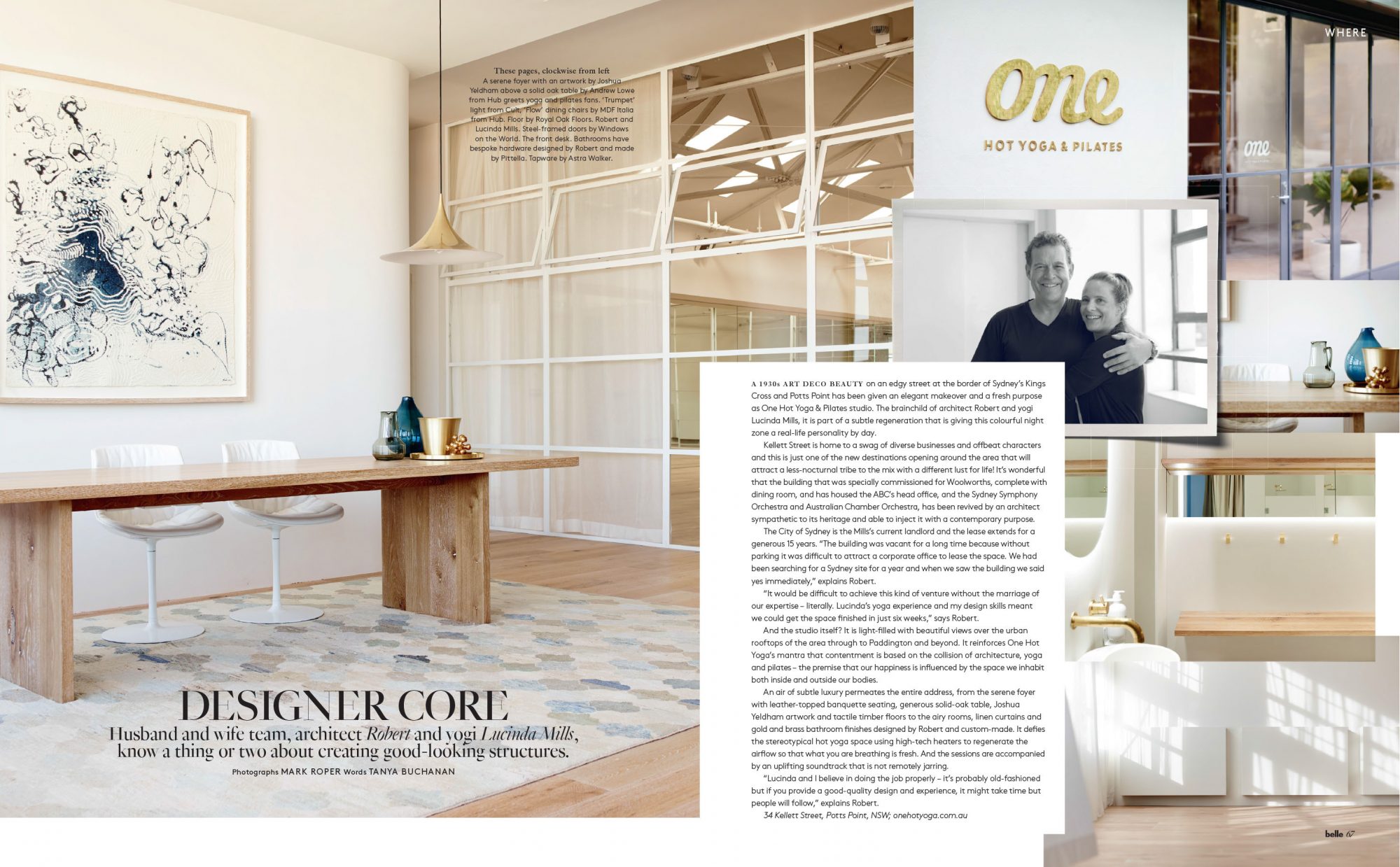 Belle May 2016 Where One Hote Yoga