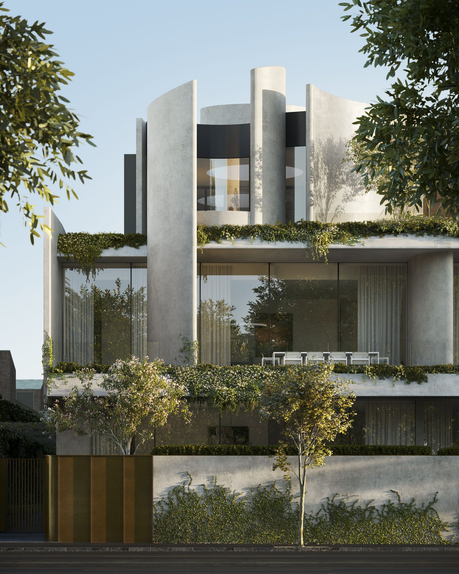 Rob Mills Fawkner House South Yarra Facade