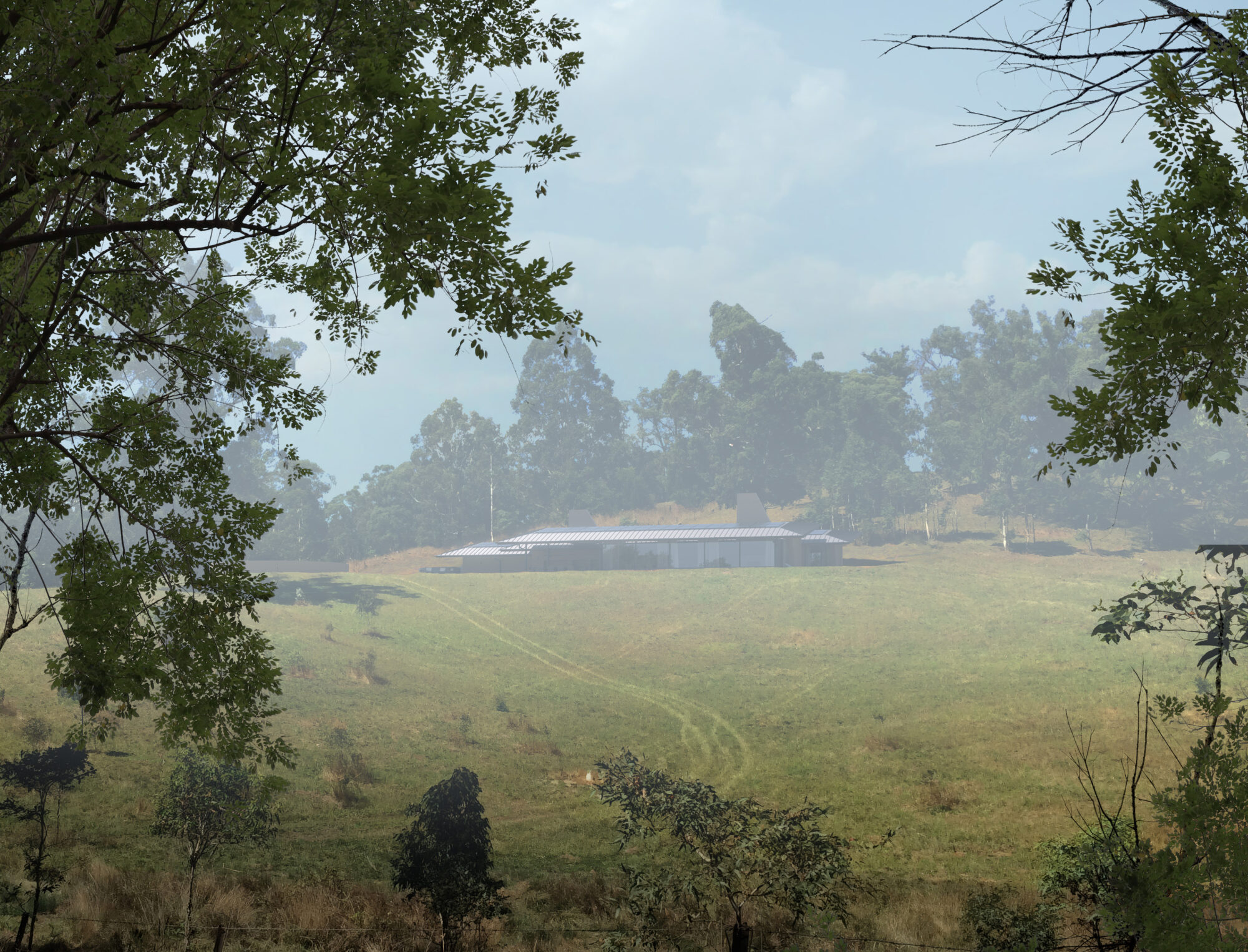 Howqua Render View From Valley Far