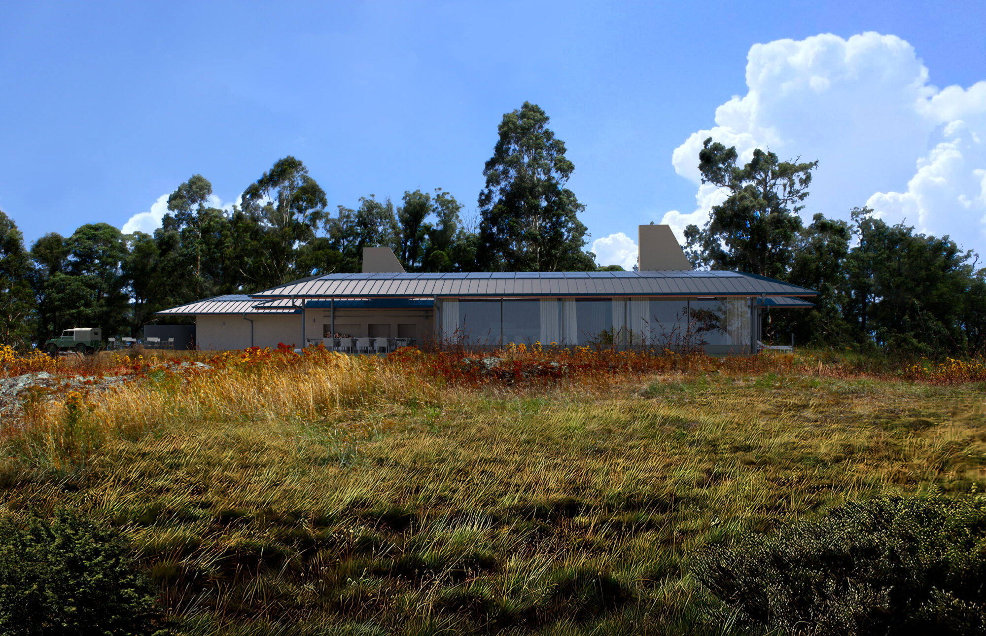 Howqua Render View From Valley Near