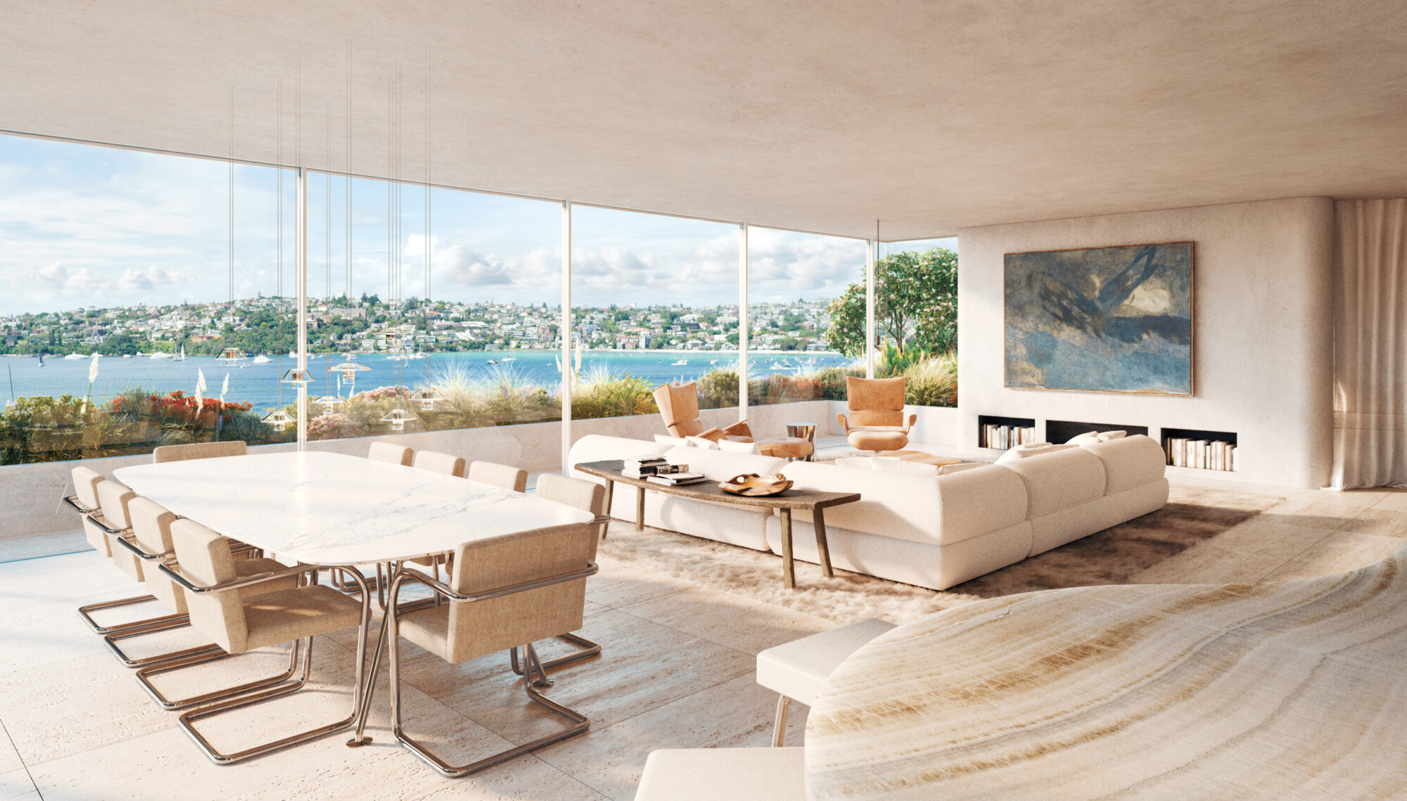 V2403 2 Wentworth Place Point Piper LIVING DINING