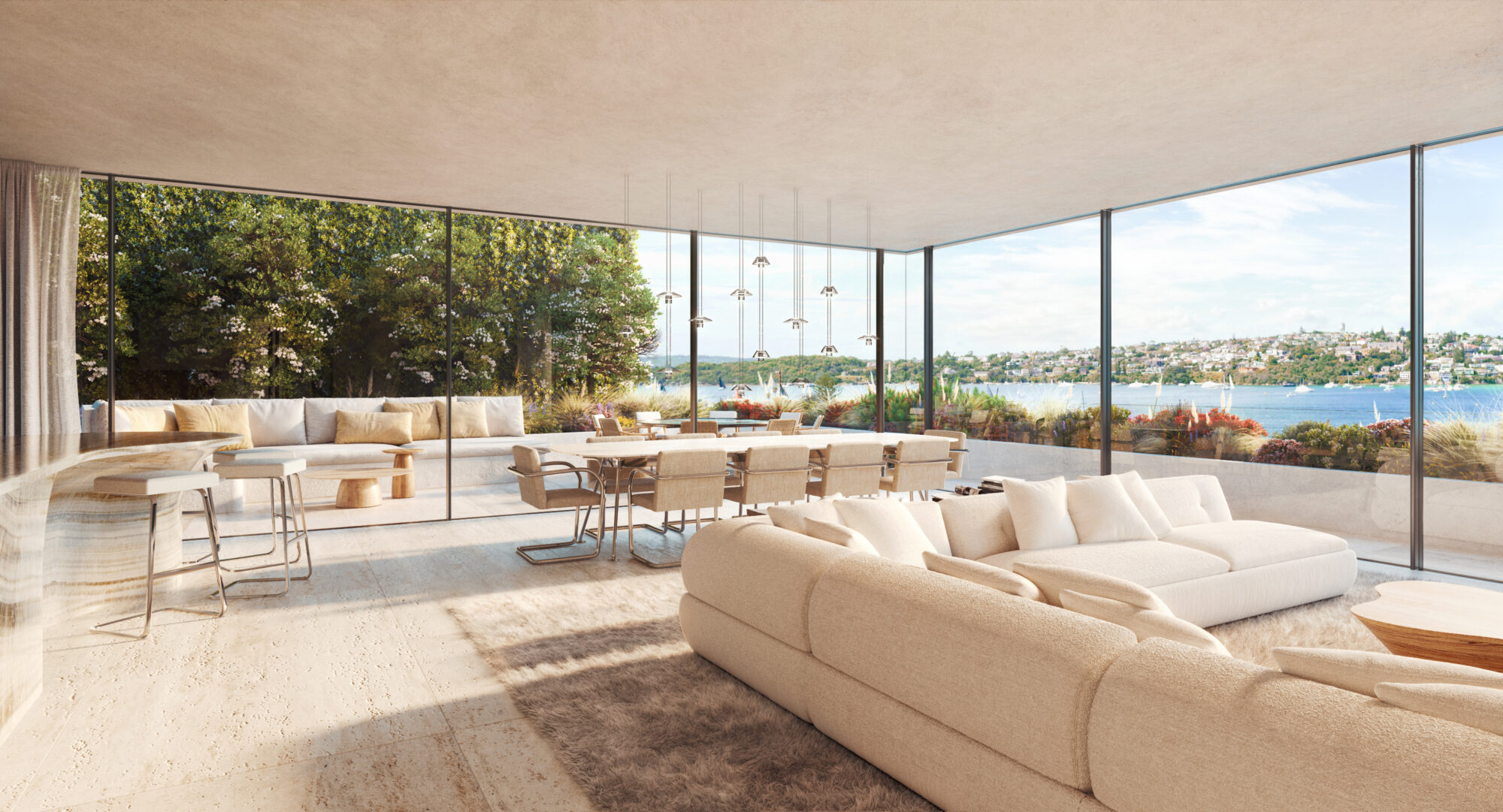 V2403 2 Wentworth Place Point Piper LIVING OPENING